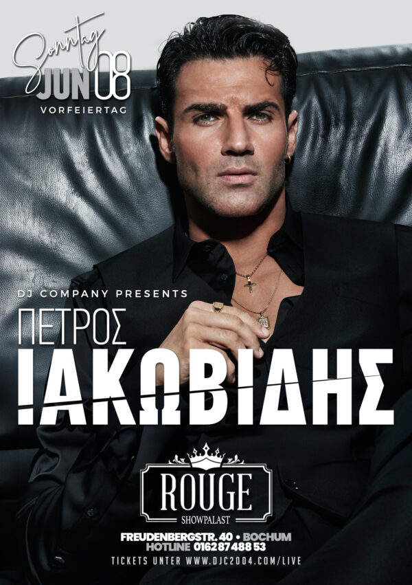 08.06.2025 - Petros Iakovidis Live - Rouge Showpalast