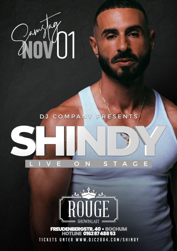01.11.2025 - Shindy Live on Stage - Rouge Showpalast