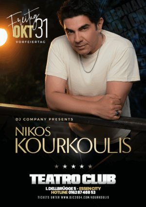 31.10.2025 - Nikos Kourkoulis Live - Teatro Club, Essen